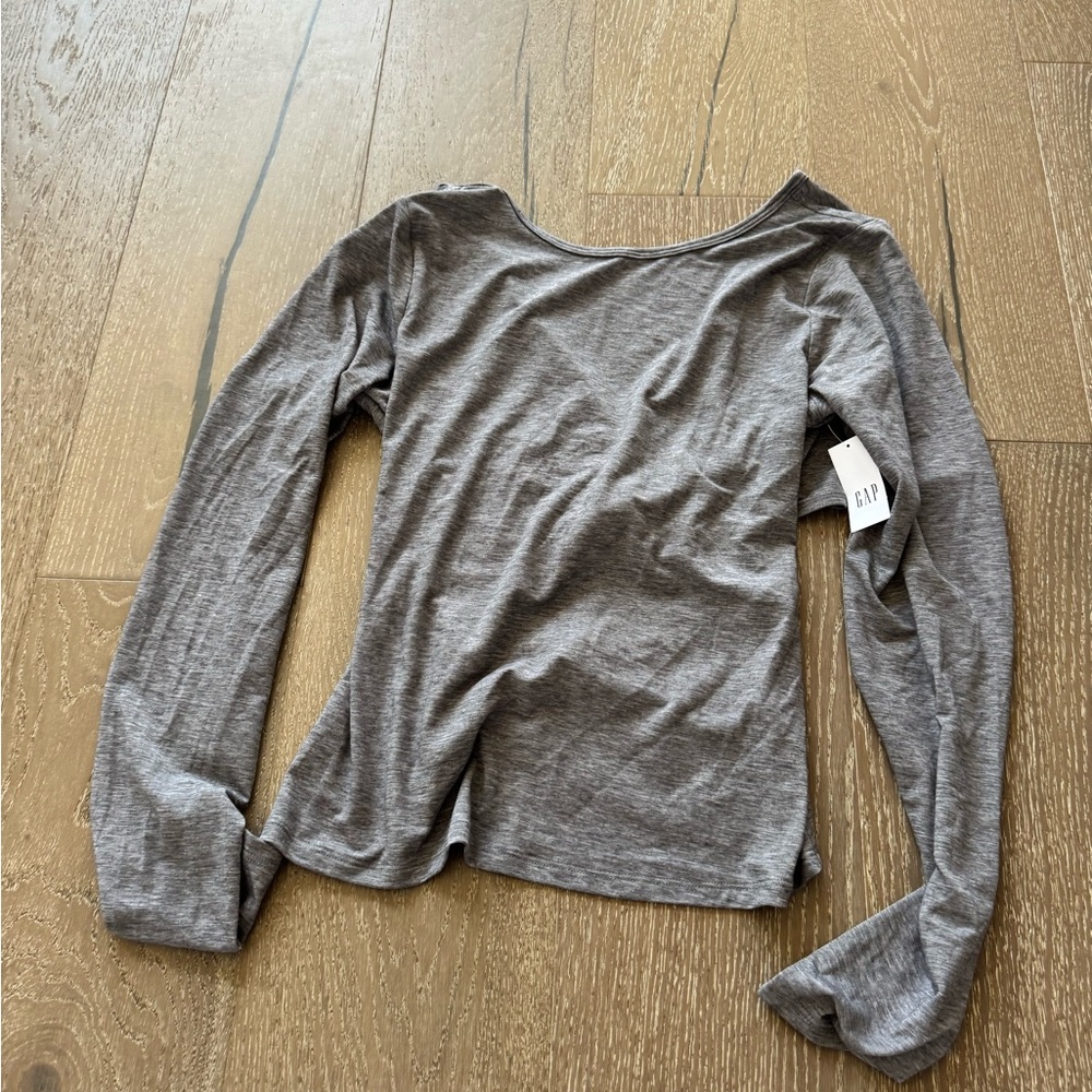 GAP Charcoal Long Sleeve athletic top